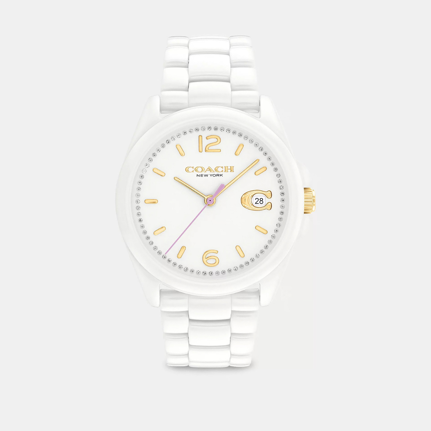 COACH White Watch